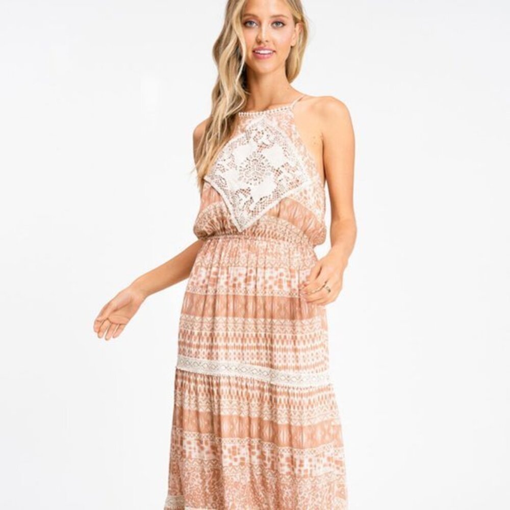 LAST ONE!!!Boho Multi Tier Maxi